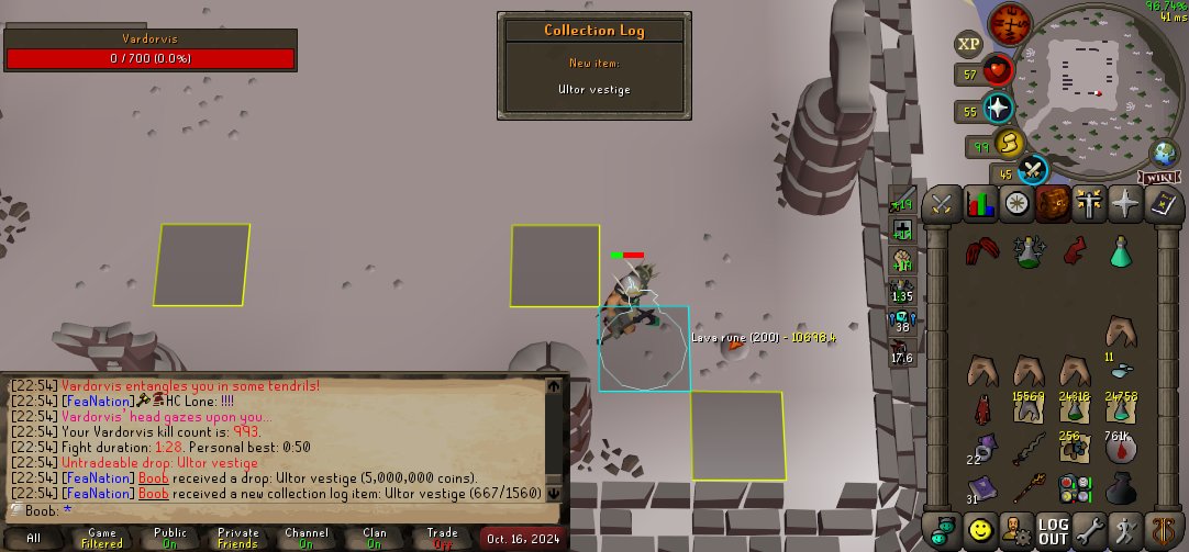 Ultor vestige 993kc (2/3 ingots)