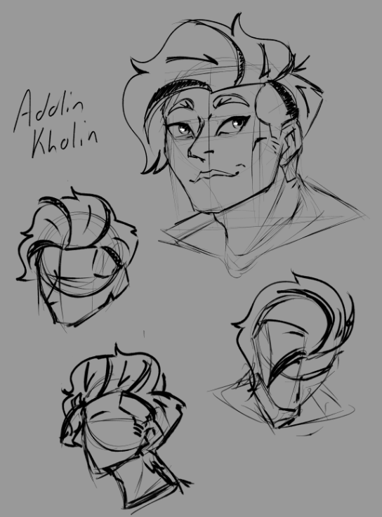 Impact_Frame's tweet photo. Pushing through some illness today, but I still managed to make a bit of progress.  Getting closer to an Adolin design I like (mostly just figuring out how I want to draw his hair at the moment). https://t.co/8j9mkIsvfF