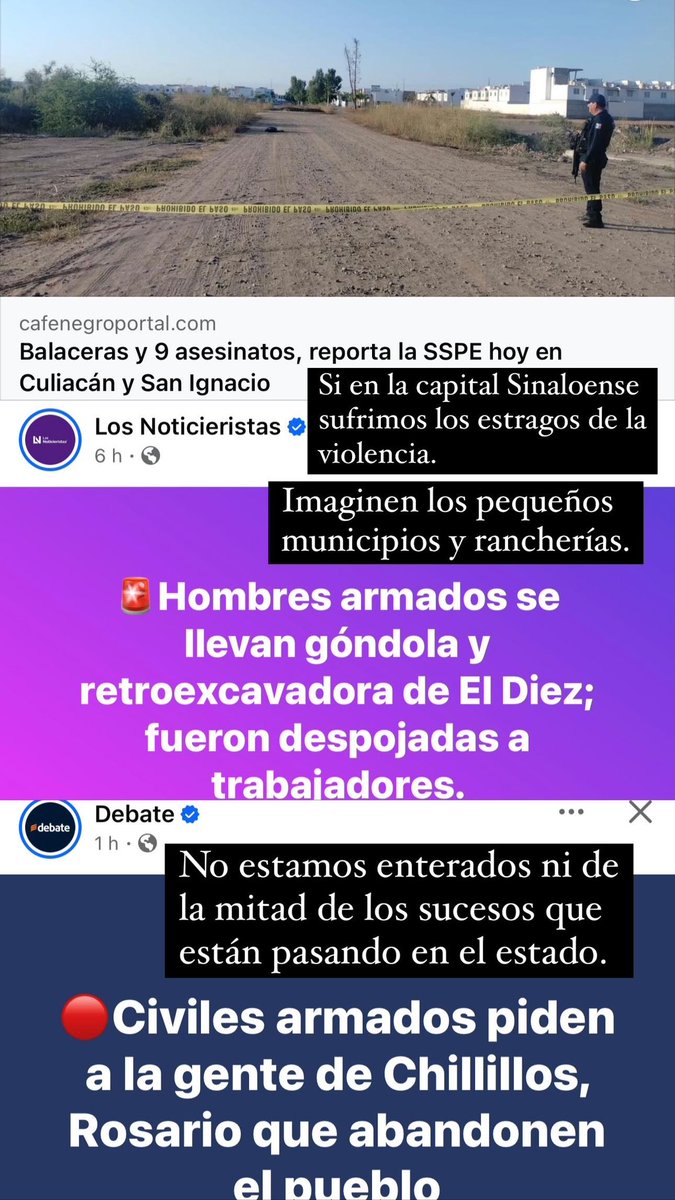 En la guerra los pequeños son los que más sufren, aplica también para municipios y rancherías, lugares alejados del foco mediático, donde la cobertura no llega.

#Culiacan #Sinaloa