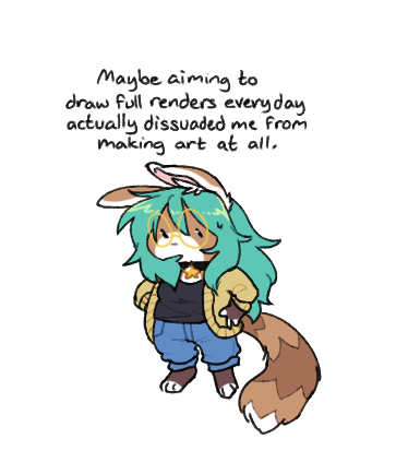 Spellaroo's tweet photo. I noticed I've been falling off a little bit from my October daily drawing challenge. Buntober is not bunover but I'll be posting a select few days rather than the whole month 🐇 https://t.co/LY1c6fEhV6