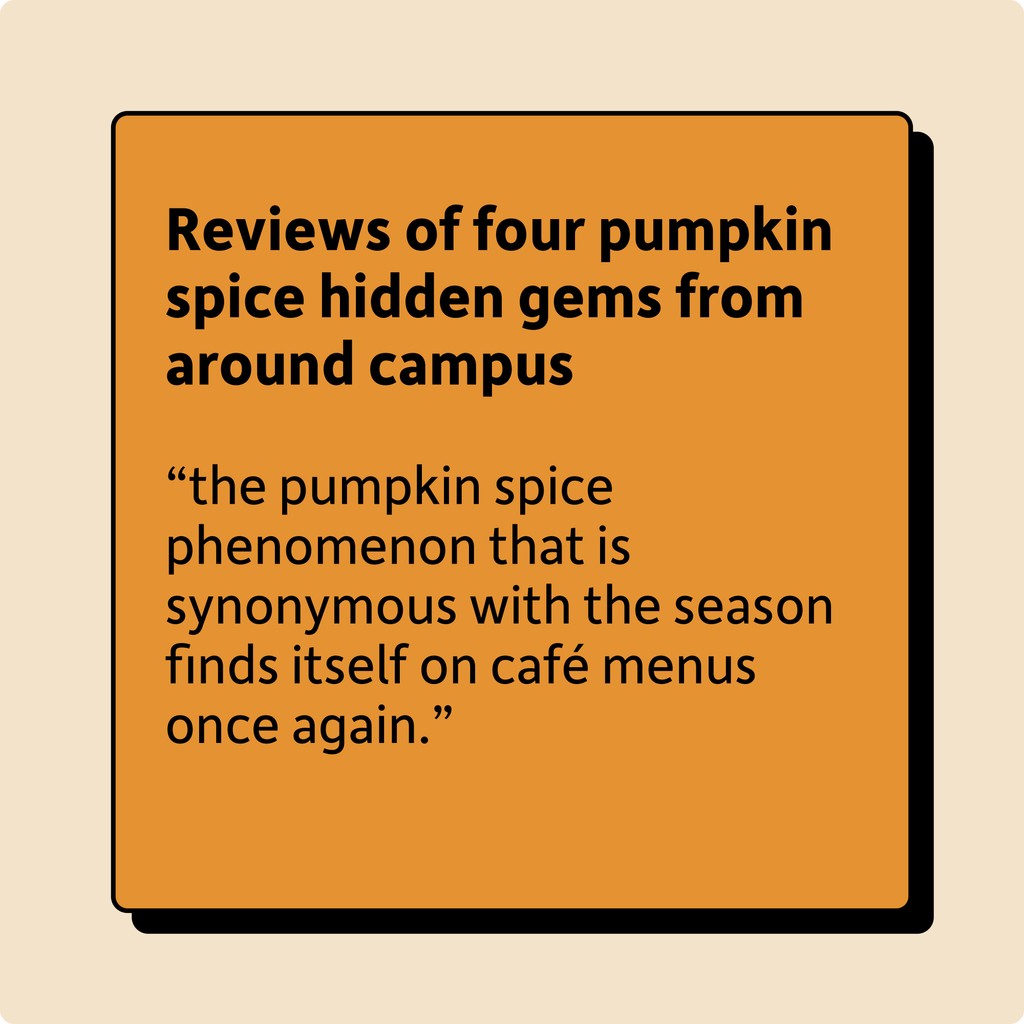 thegriffmag's tweet photo. Ah fall! The best season for cozy sweaters, scary movies, and of course pumpkin flavoured everything! Here is our list on where to find the best fall drinks on and around campus.
https://t.co/Pv4A8Goe87
✍️: Simon Dechant
#thegriff #yeg #macewanu https://t.co/X9iv5h5SXm