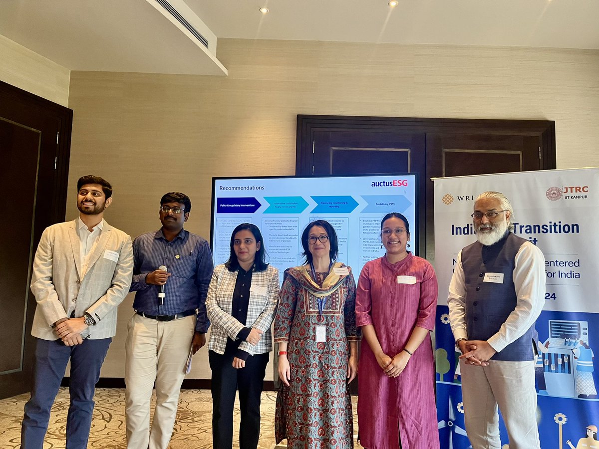 💡What will it take to navigate a people-centered low carbon transition in India?
How can we craft gender inclusive transition plans?
EPIC India Executive Director @KaushikDeb joined Zoe Woodlee and experts to discuss this and more at <a href="/WRIIndia/">WRI India</a>’s ongoing #JustTransition Summit!