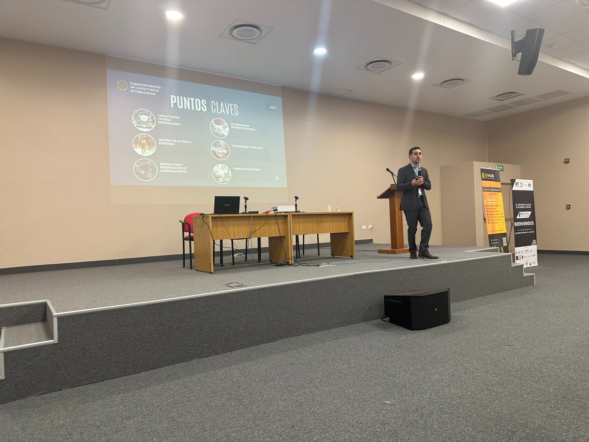 InFo-Conf 2024 - VIII Conferencia Nacional de Informática Forense 

Comparto la disertación de Maximiliano Méndez, "Investigaciones Cripto, desde el enfoque policial": youtube.com/watch?v=I8z37Y…

#PoliciaDeLaCiudad @unlamoficial <a href="/DiitUnlam/">DIIT UNLaM</a> #RedUNIF <a href="/infolabmdq/">InFo-Lab</a>   @CrimL4b