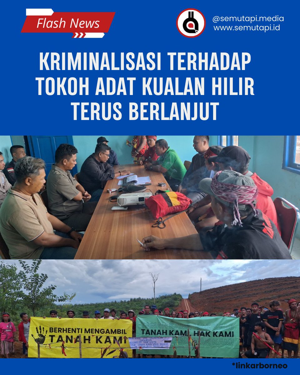 Polres Ketapang, Kalimantan Barat, mengeluarkan dua panggilan berturut-turut kepada Tarsisius Fendy Sesupi dan Ricky Prasetya Mainaiki, tokoh adat Kualan Hilir.