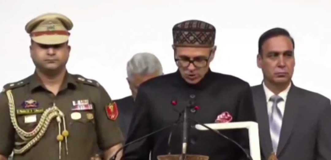 Robinch786's tweet photo. #Congratulations Shri Omar Abdullah ji On take oath as the Chief Minister of Jammu And kashmir. Wishing very best in his Efforts  to serve the  people. Allhumdulillah  #OmarAbdullahOathTakingCeremony #farooqabdullah  #JKNC https://t.co/cOJOTyz8Ps