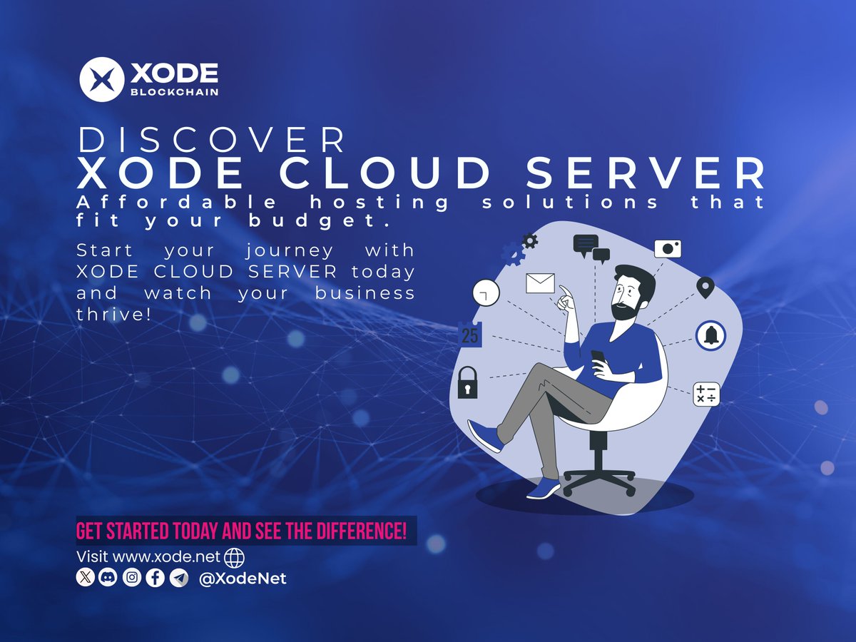 XodeNet's tweet photo. Affordable Shared Hosting with XODE Cloud Server.

Enterprise-level hosting at a price that fits your budget.
#AffordableHosting #XodeDataCenter #WebSolutions #TechForAll https://t.co/tTzZjfL5WE