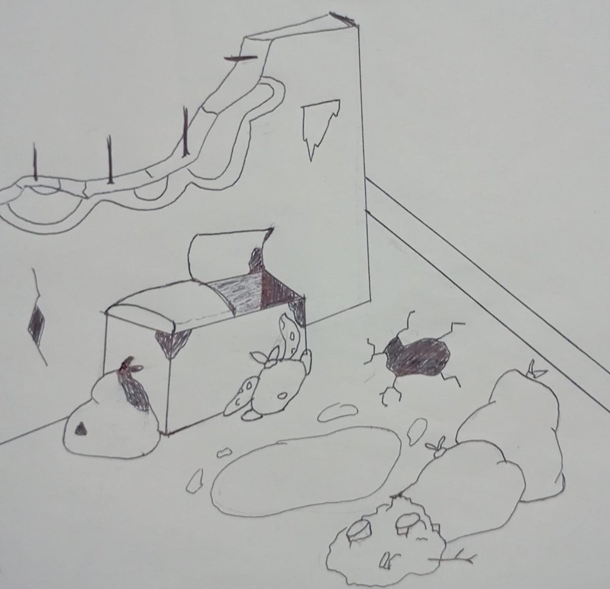 Twistedwolf29's tweet image. #inktober2024