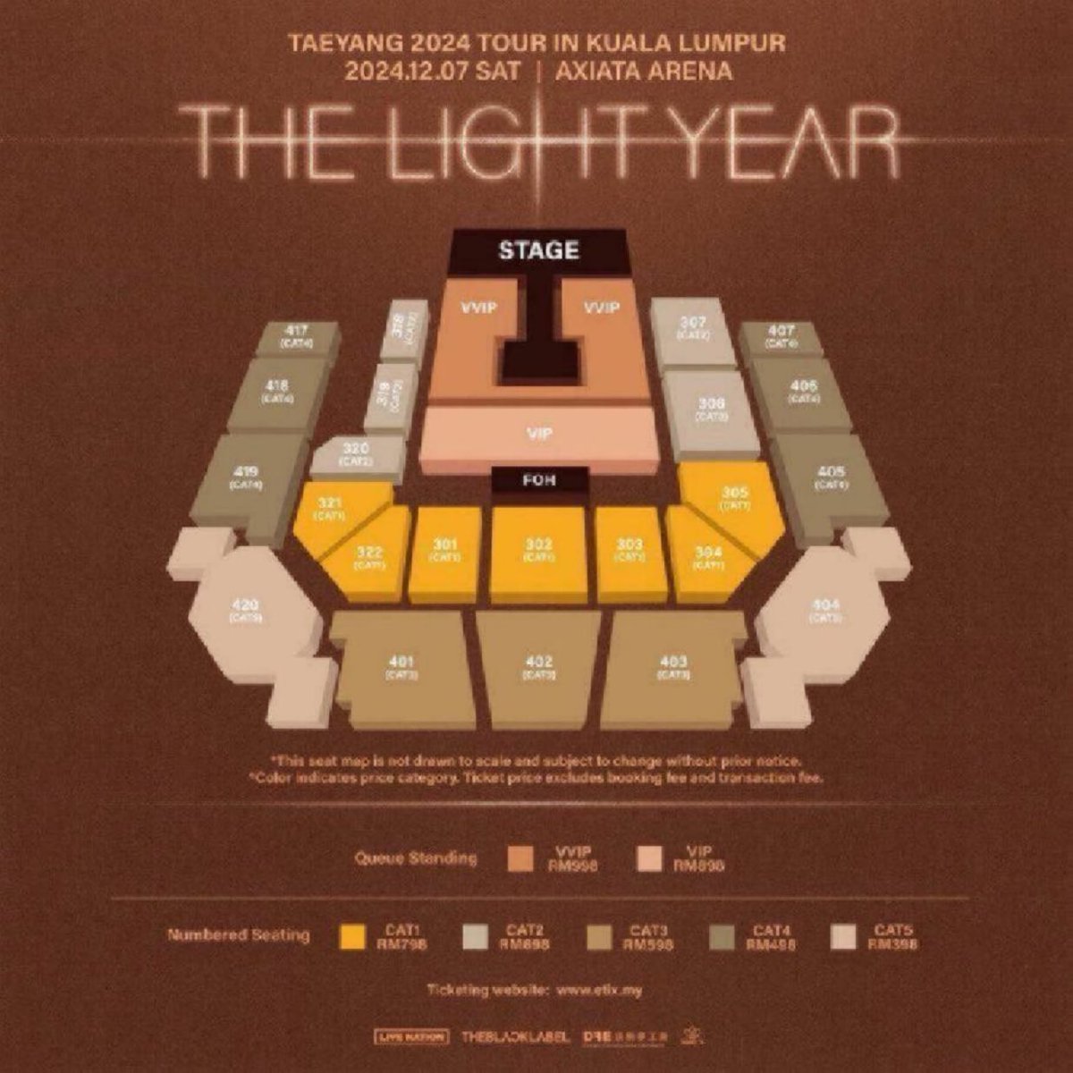 TangZhongw's tweet photo. WTS
TAEYANG 2024 TOUR [THE LIGHT YEAR] in KUALA LUMPUR 🇲🇾 

✨2x VVIP tickets 
✨2x VIP tickets 

✅All Side by Side
✅International fan can buy also!!!
https://t.co/DR25FTm0E7

DM if interested 📨
#TAEYANG #태양
#TAEYANG2024TOUR #THELIGHTYEAR
#TAEYANGinKL #TAEYANGinMY https://t.co/BQW8Ufo6U9
