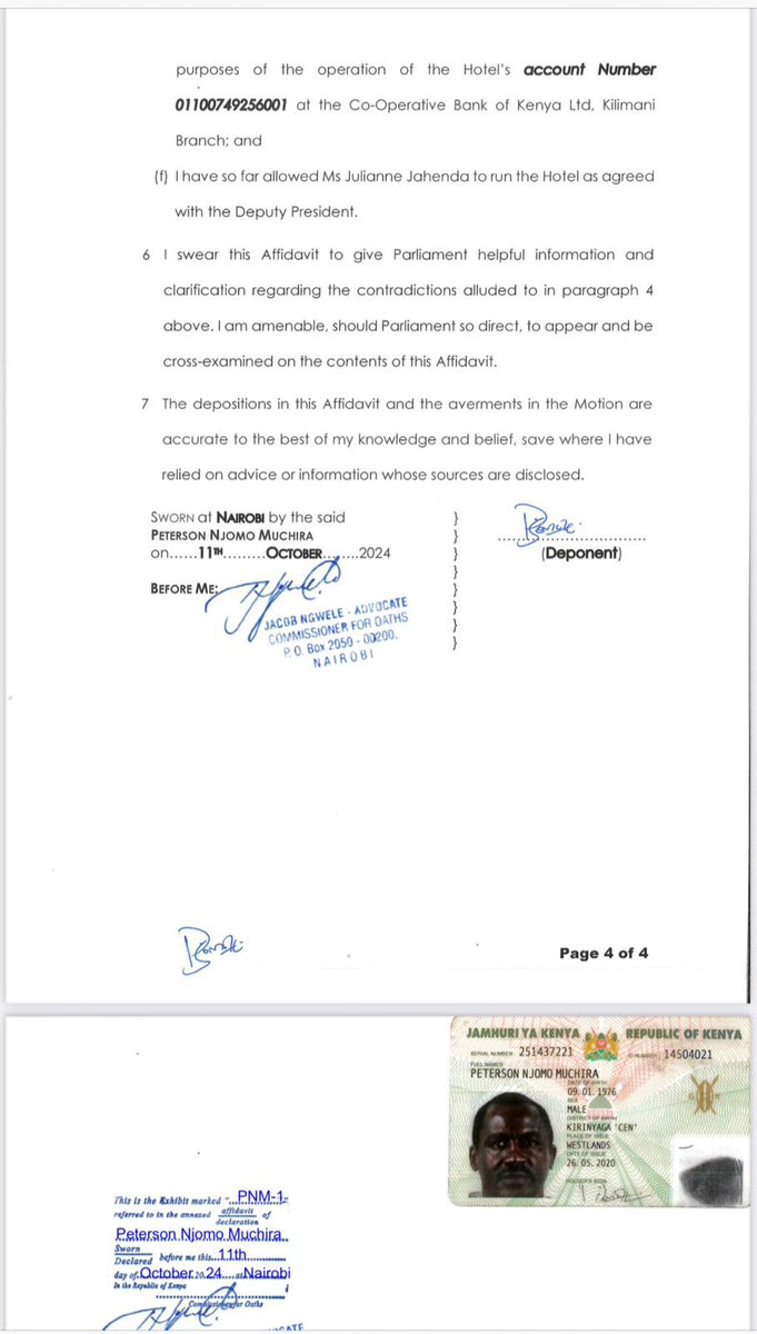 guunzee's tweet photo. The affidavit filed by Peterson, a close family member, reveals the extent of the betrayal felt by his brother’s widow and children, now deprived of their rightful inheritance.
#MathiraExpress
Rigathiless https://t.co/iaPr2GPdvj