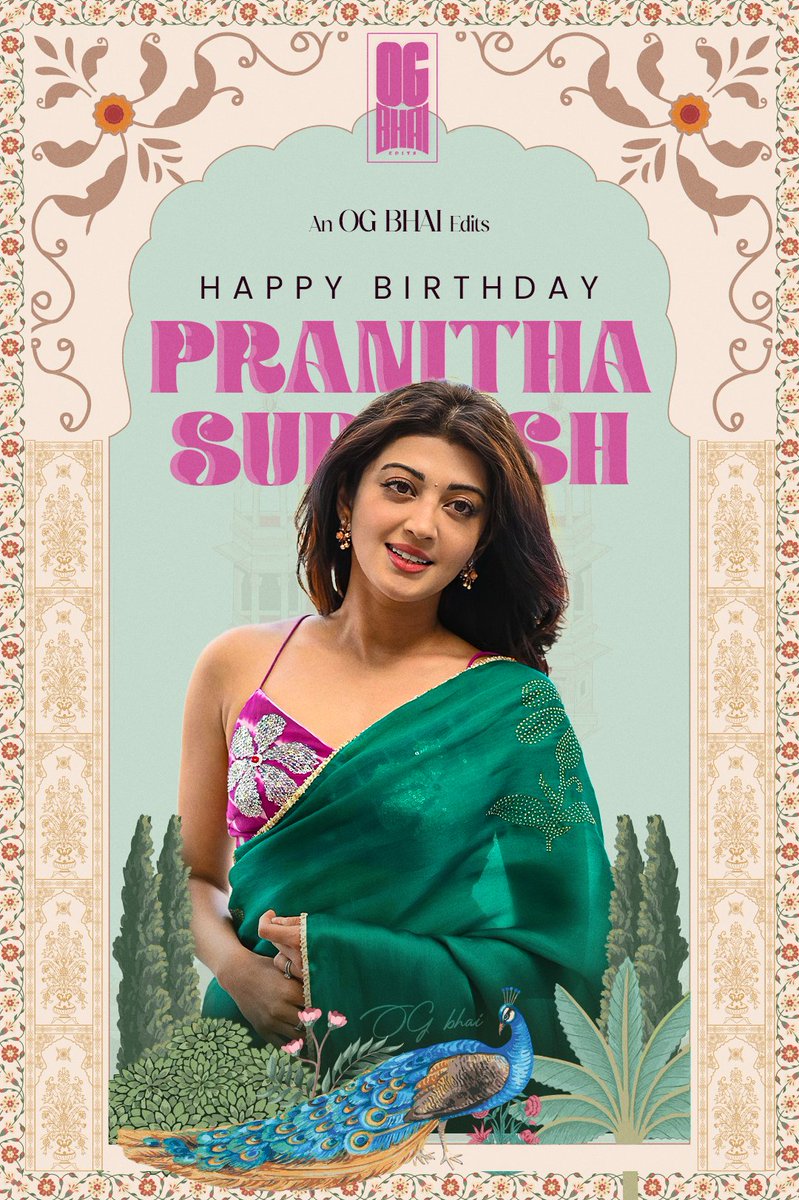 ogbhai2's tweet photo. 𝑯𝒂𝒑𝒑𝒚 𝑩𝒊𝒓𝒕𝒉𝒅𝒂𝒚 𝑷𝑹𝑨𝑵𝑰𝑻𝑯𝑨 🎂😘💗💫
#hbdpranitha  #PranithaSubhash #pranitha #ogbhaiedits https://t.co/6OwuEC1Y60