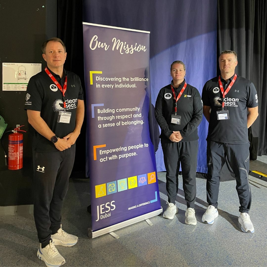 JESSDubai's tweet photo. We were thrilled to welcome Toby Gregory, Orlagh Dempsey, and Andrew Savil from the Arctic Expedition Challenge to our KS2 Assembly in JESS primary school last week! 

Visit https://t.co/OYFHFqg6hm to learn more. https://t.co/YlM06rDu9S