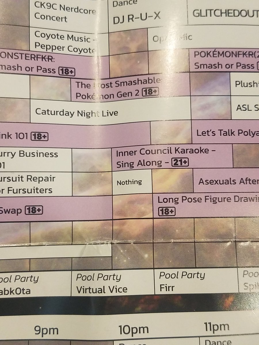 Latrosaurus's tweet photo. This is the most suspicious thing I've ever seen on a con schedule. #BLFC2024 https://t.co/giaKfCcoHe