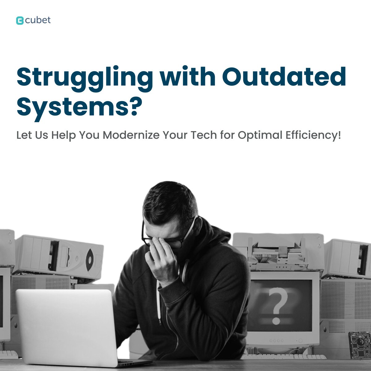 CubetTech's tweet image. Outdated Systems Holding Your Business Back? Don’t let it slow you down, It's time to modernize!
We’ll help upgrade your tech for faster, smarter and more efficient operations.
Connect today: cubettech.com
#TechUpgrade #SystemModernization #LegacyMigration