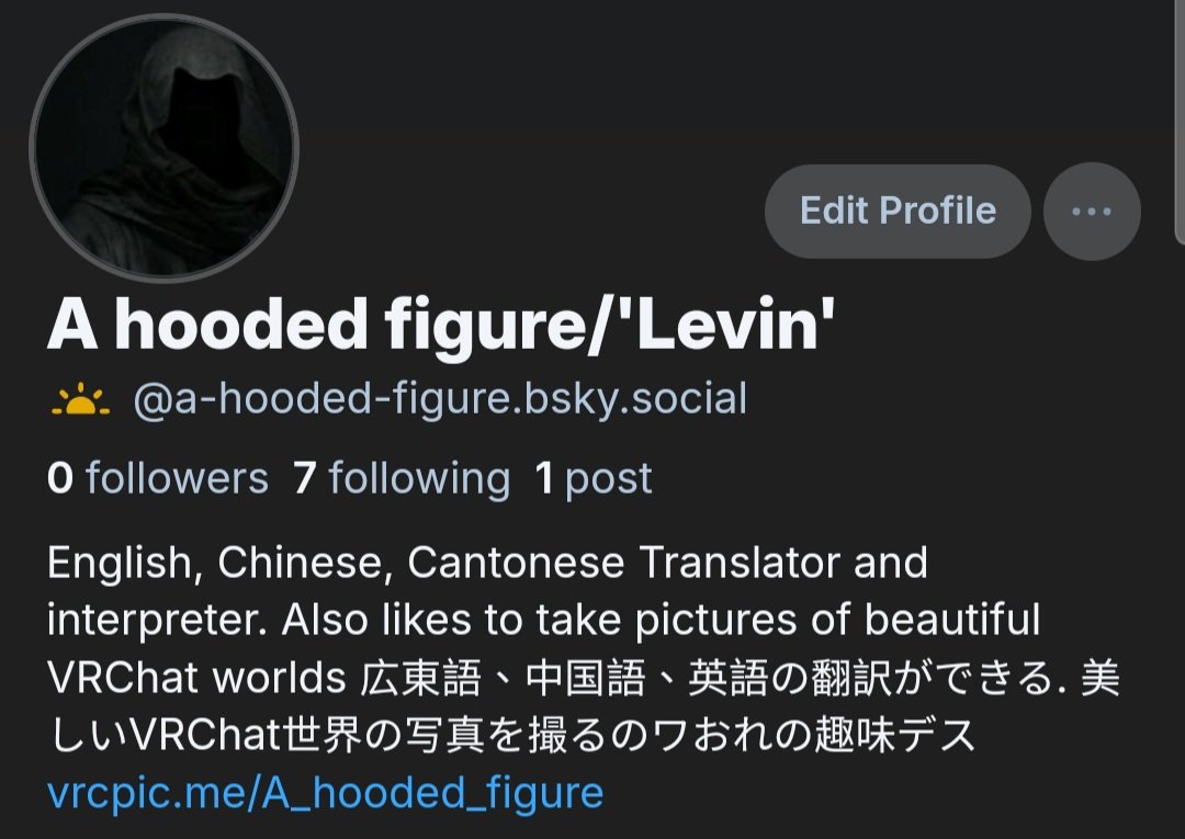 A hooded figure/ 'レヴィン' tweet media