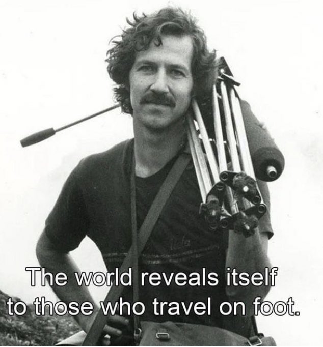 Ambulante's tweet photo. “El mundo se revela a quienes viajan a pie”.

Herzog ♥️ https://t.co/vg2vnkJMMv