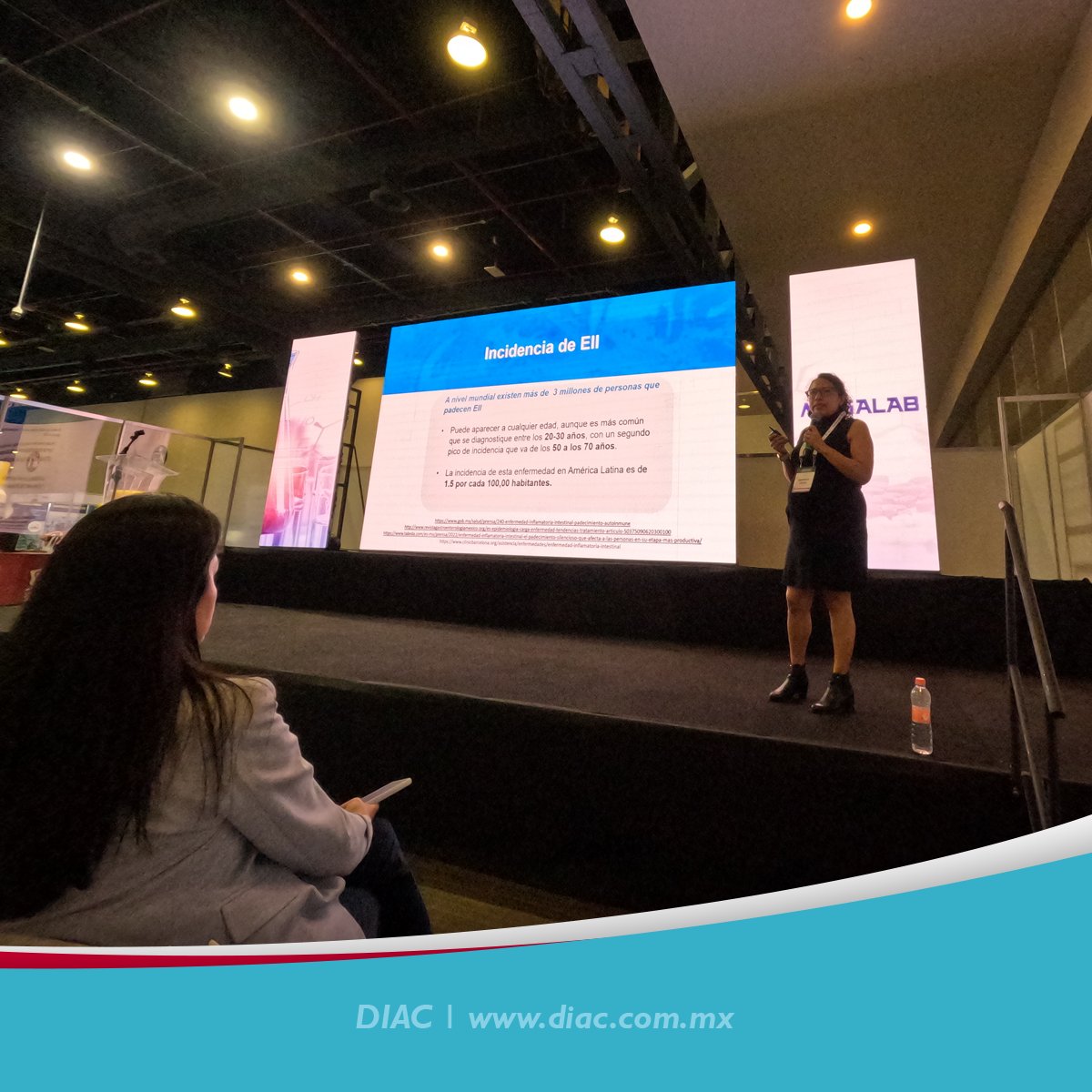 DIAC_MX's tweet photo. Agradecemos a @Diclab por brindarnos un espacio para compartir la importancia de las pruebas cuantitativas FIT y Calprotectina en heces durante el primer día de Expo Material para Laboratorio 2024.
#Laboratorio #DICLAB #FIT #Calprotectina #Prevencion #Diagnostico #EII #DIAC https://t.co/bmxDN04cgK
