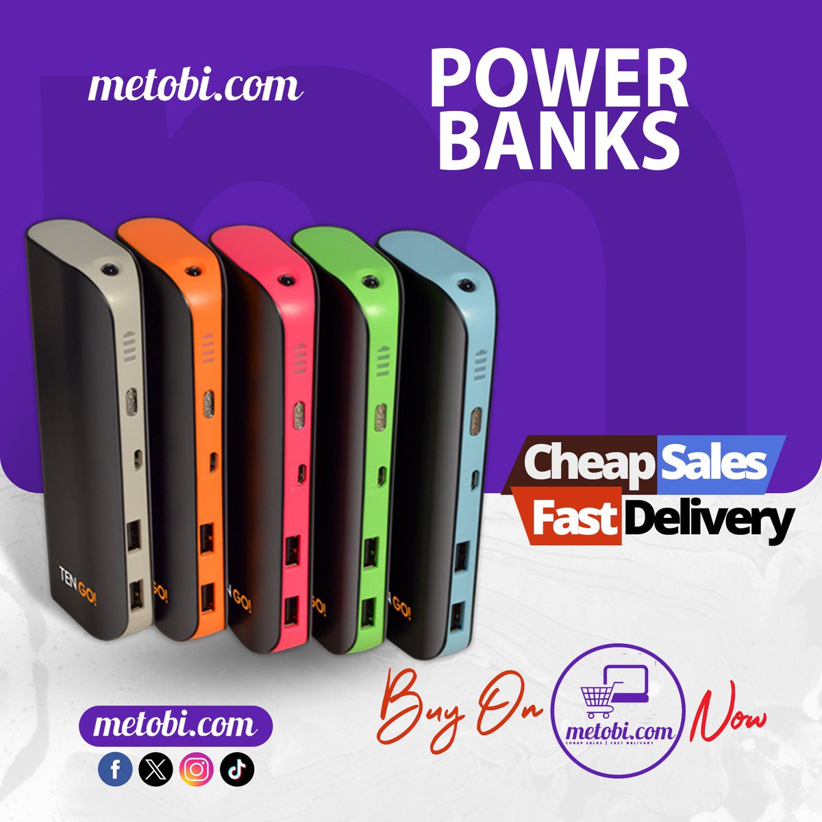 MetobiOfficial's tweet photo. Power Bank on https://t.co/Y7I5k8ihys
#likes
#like
#follow
#likeforlikes
#love
#instagood
#instagram
#followforfollowback
#collection https://t.co/G9rnQO9Cpb