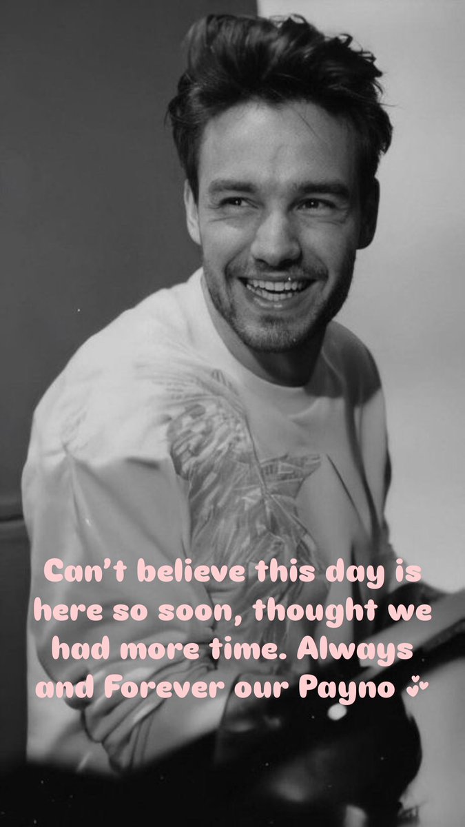 hannis312's tweet photo. Saddened to hear the news I first thought was not true. We lost our Payno xx  We have loved you for 14 years and will love you until we meet again ❤️ #RIPLiamPayne https://t.co/aS2XiDyjcG