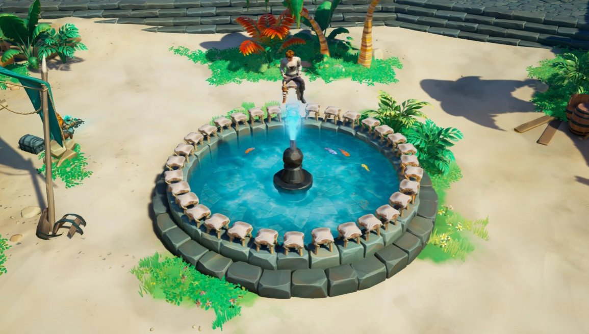 SoTSitter's tweet image. #seaofthieves For 20k minutes spent sitting I did a small stool stack with @CptTuckSoT (: