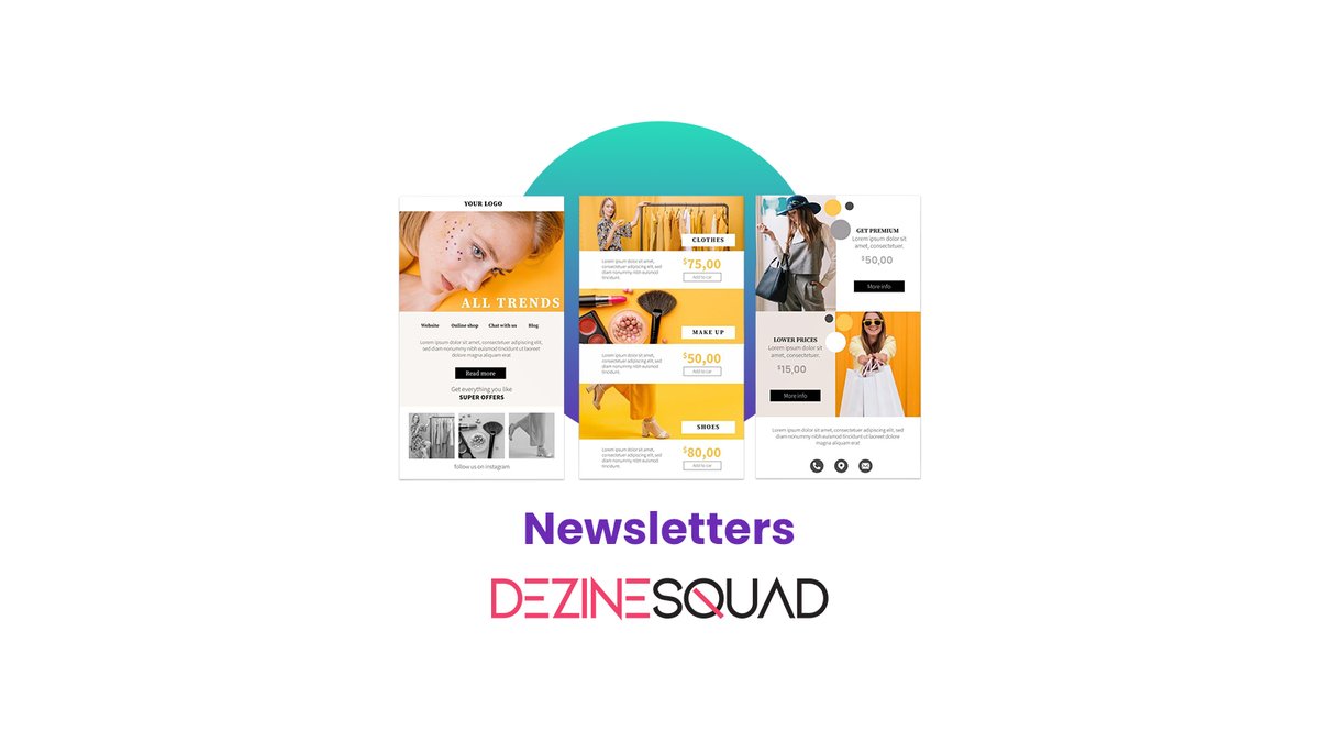 DezineSquad's tweet image. Engage and inform with stunning newsletters that captivate your audience and keep everyone in the loop! 💌 
#NewsletterDesign 
#EngagingContent 
#DesignAgency 
#StayUpdated