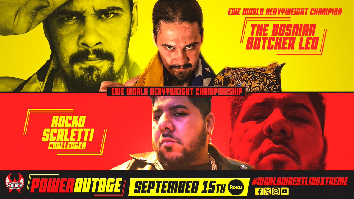 #elitewrestlingentertainment #elitewrestlingentertainmentuk #elitewrestling #elite #ewe #rockoscaletti #bosnianbutcher #bosnianbutcherleo #prowrestling #wrestling #indywrestling #independentwrestling #independentwrestlingtv #poweroutage