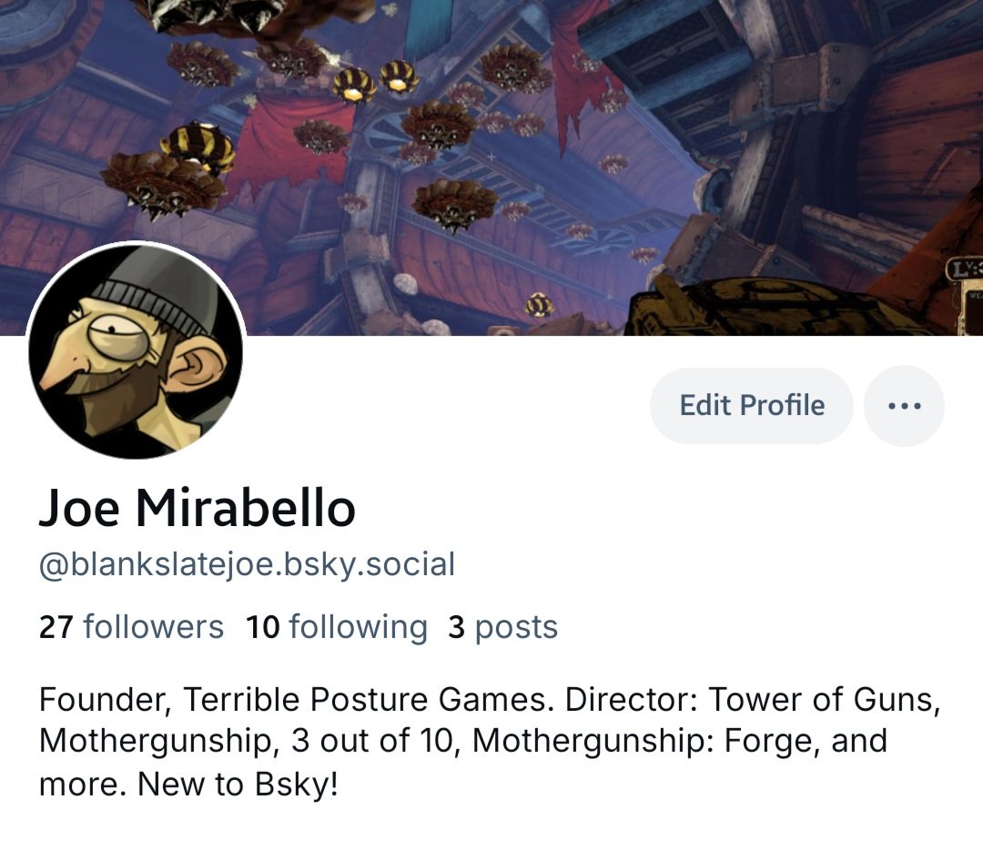 Joe Mirabello➡️GDC, MAYBE DICE, SOON? tweet media