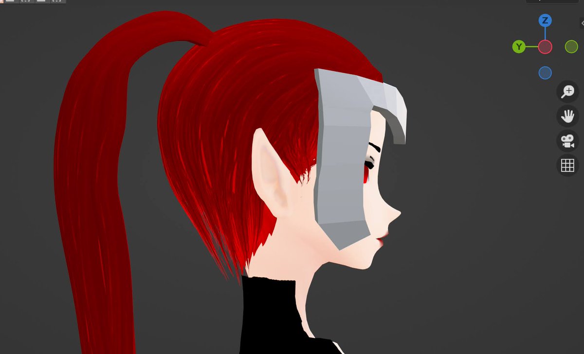 mrstrinity1132's tweet photo. Making the crown is hard, but at least the tail end is done.
#3dcg #blender #b3d #blender3d #vroid #wip #Halloween #retopoflow https://t.co/tiUlzkdu8Y