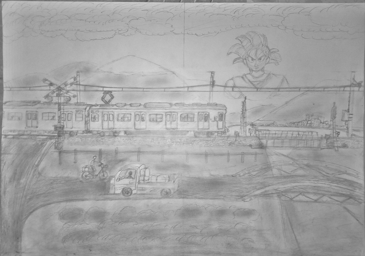 JamskelDraws's tweet photo. Some train drawing i made it, i tried making it look more realistic, and im happy with the result.

#drawing #Art #Pencil https://t.co/b7JDI5cjOH