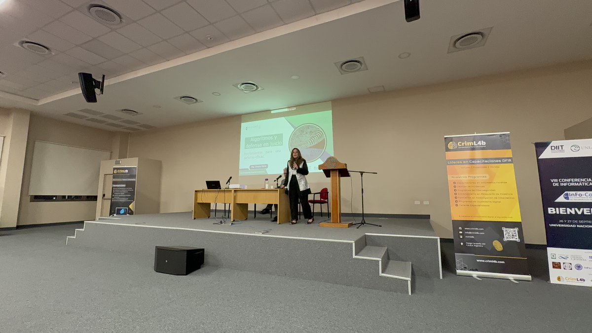 InFo-Conf 2024 - VIII Conferencia Nacional de Informática Forense

Disertación de la Dra. Brenda Eldrid "Algoritmos y Defensa en Juicio. Herramientas para una defensa eficaz": youtube.com/watch?v=HXEzWl…

@unlamoficial <a href="/DiitUnlam/">DIIT UNLaM</a> #RedUNIF <a href="/infolabmdq/">InFo-Lab</a> @CrimL4b