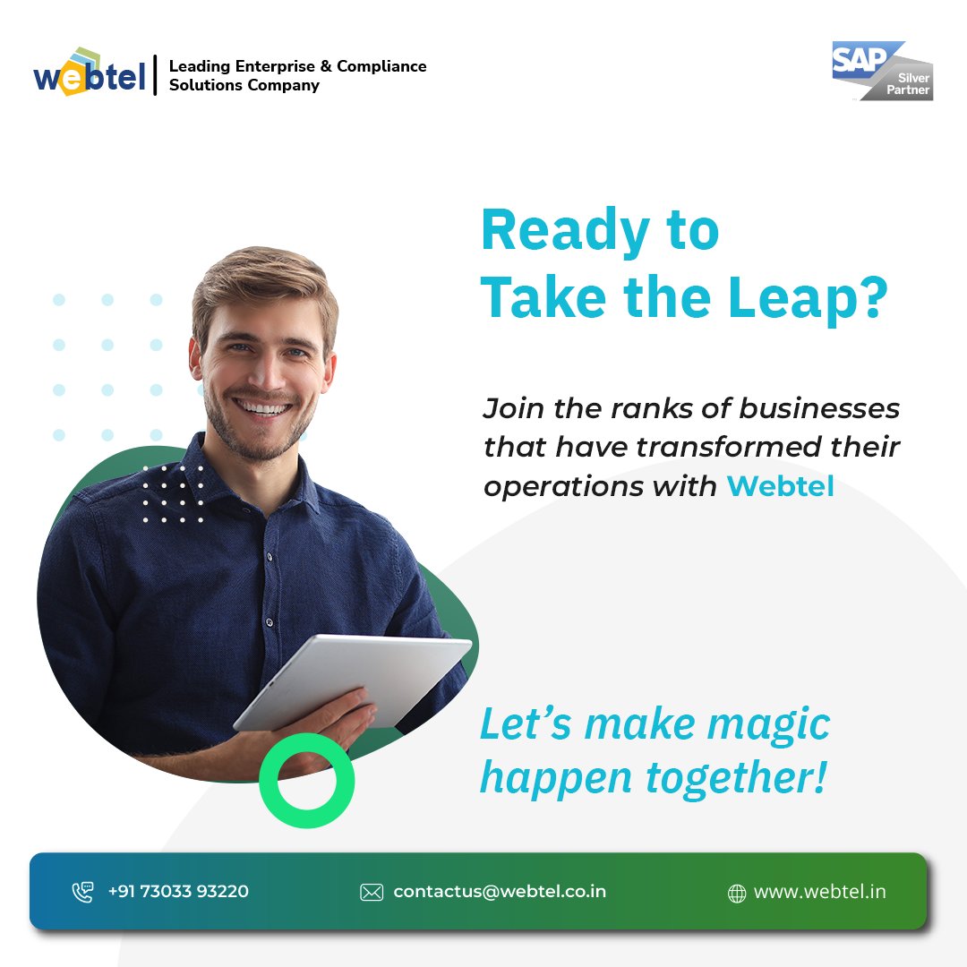 webtel_mid_east's tweet image. Ready to transform your business? 🚀 Webtel&apos;s SAP implementation services offer tailored solutions, seamless integration, and empowered teams. Let&apos;s unlock your potential together! 

Click here for more: bit.ly/49d7c3g
.
.
#SAP  #Webtel #Technology #Innovation