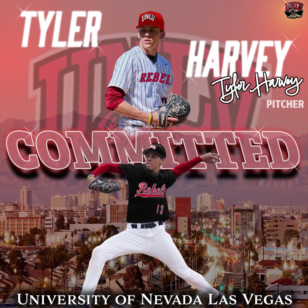 Tyler Harvey (@tylerh0303) on Twitter photo After long deliberation Iโve decided to play D1 baseball for University of Nevada Las Vegas to continue my athletic and academic career. I want thank you all who have been there for me through the ups and downs and love you all. Go Rebels โ ๏ธ๐โฅ๏ธ
<a href="/LegendTitanBsbl/">Legend Baseball</a> <a href="/Slammersbasball/">Slammers Baseball CO</a> After long deliberation Iโve decided to play D1 baseball for University of Nevada Las Vegas to continue my athletic and academic career. I want thank you all who have been there for me through the ups and downs and love you all. Go Rebels โ ๏ธ๐โฅ๏ธ
<a href="/LegendTitanBsbl/">Legend Baseball</a> <a href="/Slammersbasball/">Slammers Baseball CO</a>