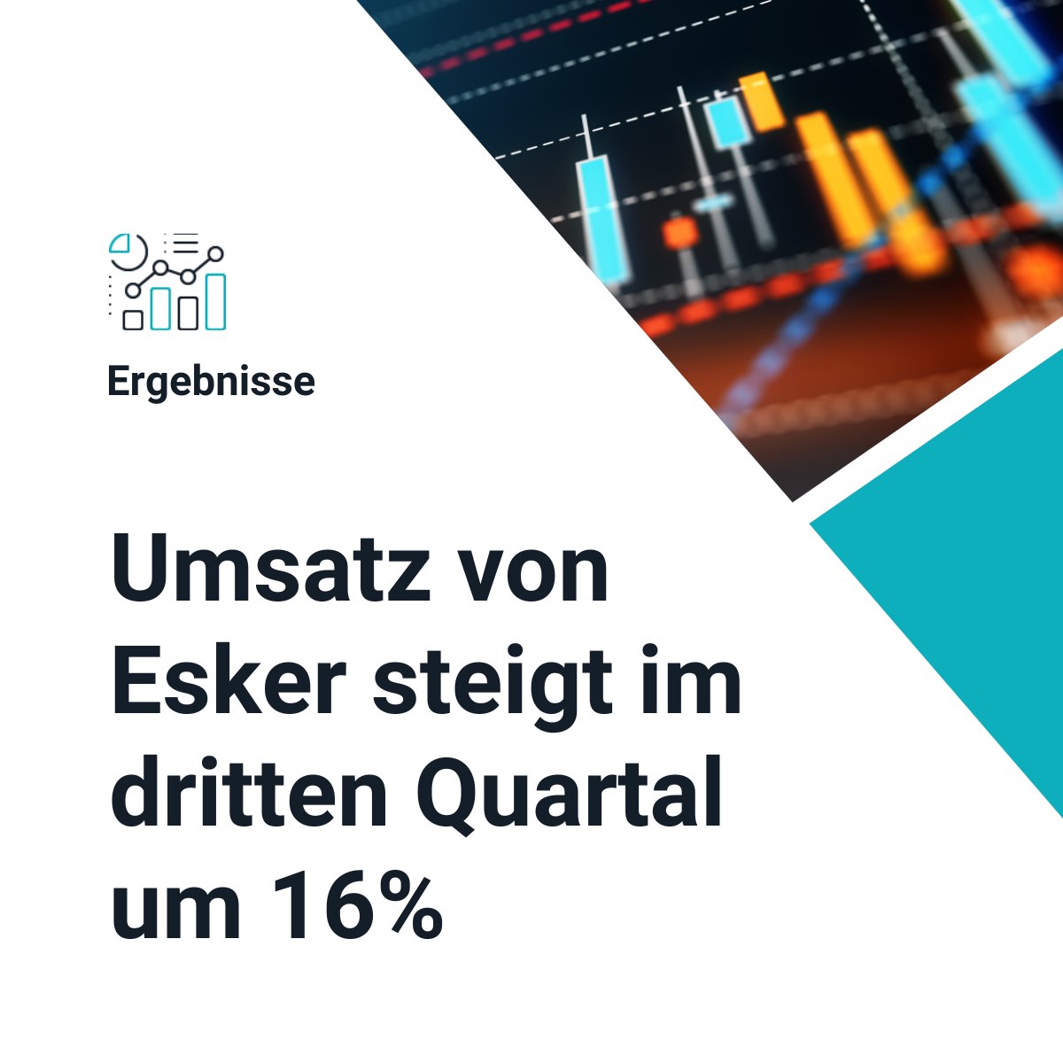 Spannende Neuigkeiten! Eskers Umsatz im dritten Quartal 2024 ist im Vergleich zum dritten Quartal 2023 um 16 % gestiegen, einschließlich neuer Abonnements und neuer Auftragseingänge.
 esker.de/unternehmen/pr…
#FinancialResults #WeAreEsker #PositiveSumGrowth