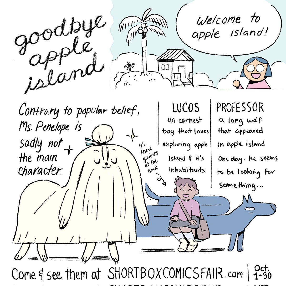 Hi everyone, It's already mid-October! I want to introduce the main characters of my comic ✨️ @SBComicsFair 