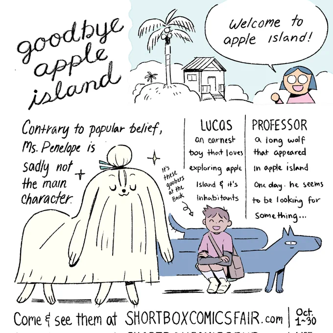 Hi everyone, It's already mid-October! I want to introduce the main characters of my comic ✨️ @SBComicsFair 