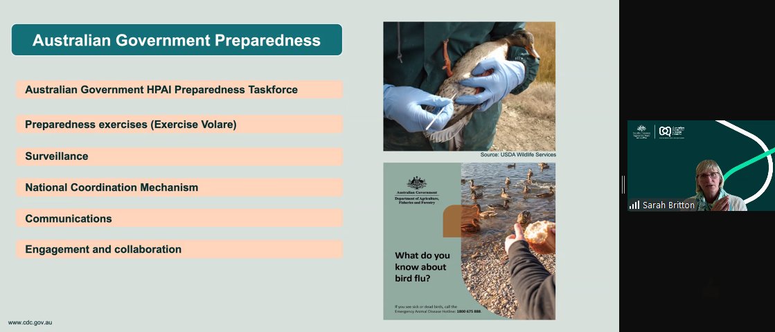 PHAA_OneHealth's tweet image. Multiple preparedness strategies #SimulationExercise #Funding #HPAI taskforce but challenging to consolidate outputs to inform situational awareness - interim Australian CDC