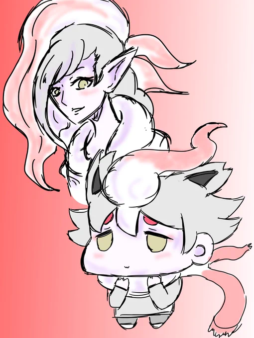 初期の頃に描いてたイラスト…これが去年一昨年…今の絵と比べると初期も今の絵も好きだないずれリメイク版出せるといいな  #イラスト #イラスト好きとつながりたい #絵柄好みっていう人にフォローされたい 