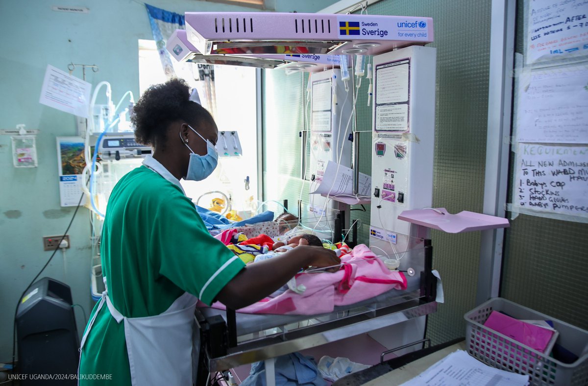 UNICEF Uganda (@unicefuganda) on Twitter photo In Arua, West Nile-Uganda, newborn intensive care units are ensuring babies born too soon or too small survive and thrive. <a href="/UNICEF/">UNICEF</a> supported these life-saving services with funding from <a href="/SwedeninUG/">Embassy of Sweden in Kampala</a>.
Together, we're improving maternal and newborn care.
#InvestInUGchildren In Arua, West Nile-Uganda, newborn intensive care units are ensuring babies born too soon or too small survive and thrive. <a href="/UNICEF/">UNICEF</a> supported these life-saving services with funding from <a href="/SwedeninUG/">Embassy of Sweden in Kampala</a>.
Together, we're improving maternal and newborn care.
#InvestInUGchildren