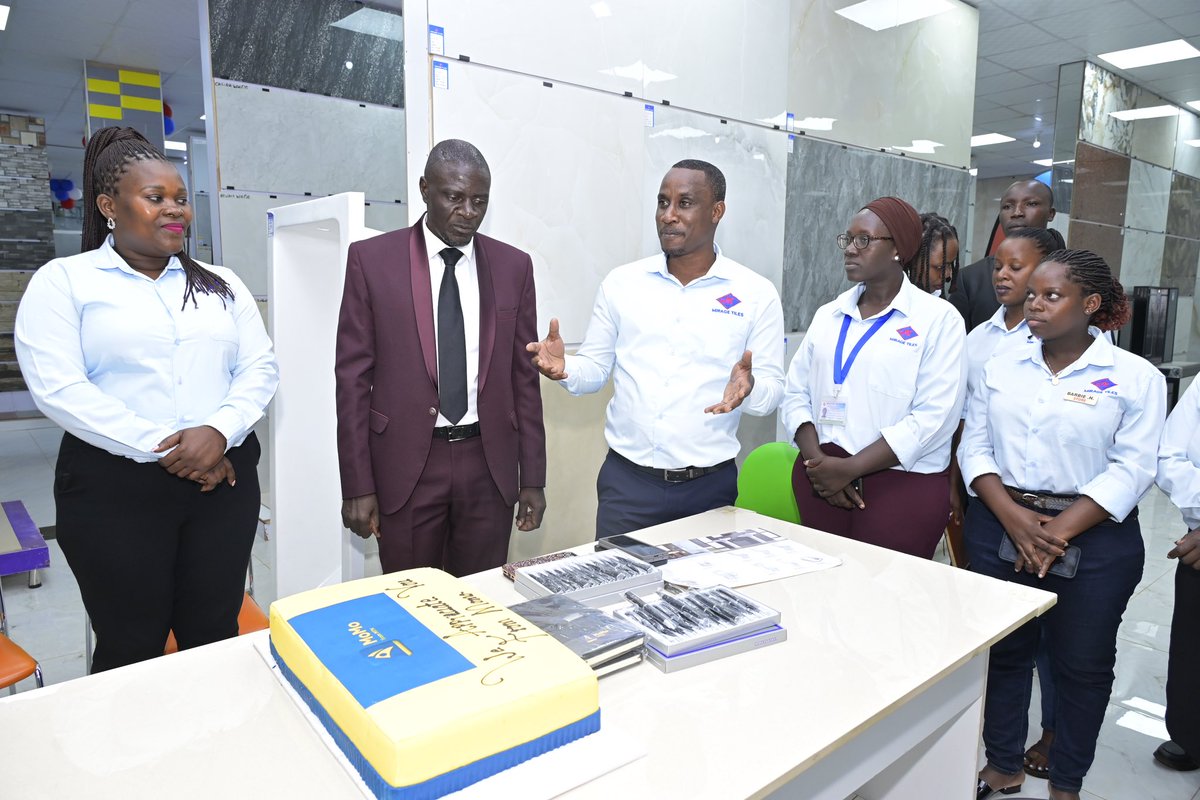 miragetilesltd's tweet image. Scenes from yesterday with @mtnug and @mtnmomoug at Mirage Tiles Ltd! 🎥 Grateful to be recognised as one of their top 10 clients. Here’s to more success and innovation together! 🙌 #MTNMoMo #TopClient #Partnerships #Innovation