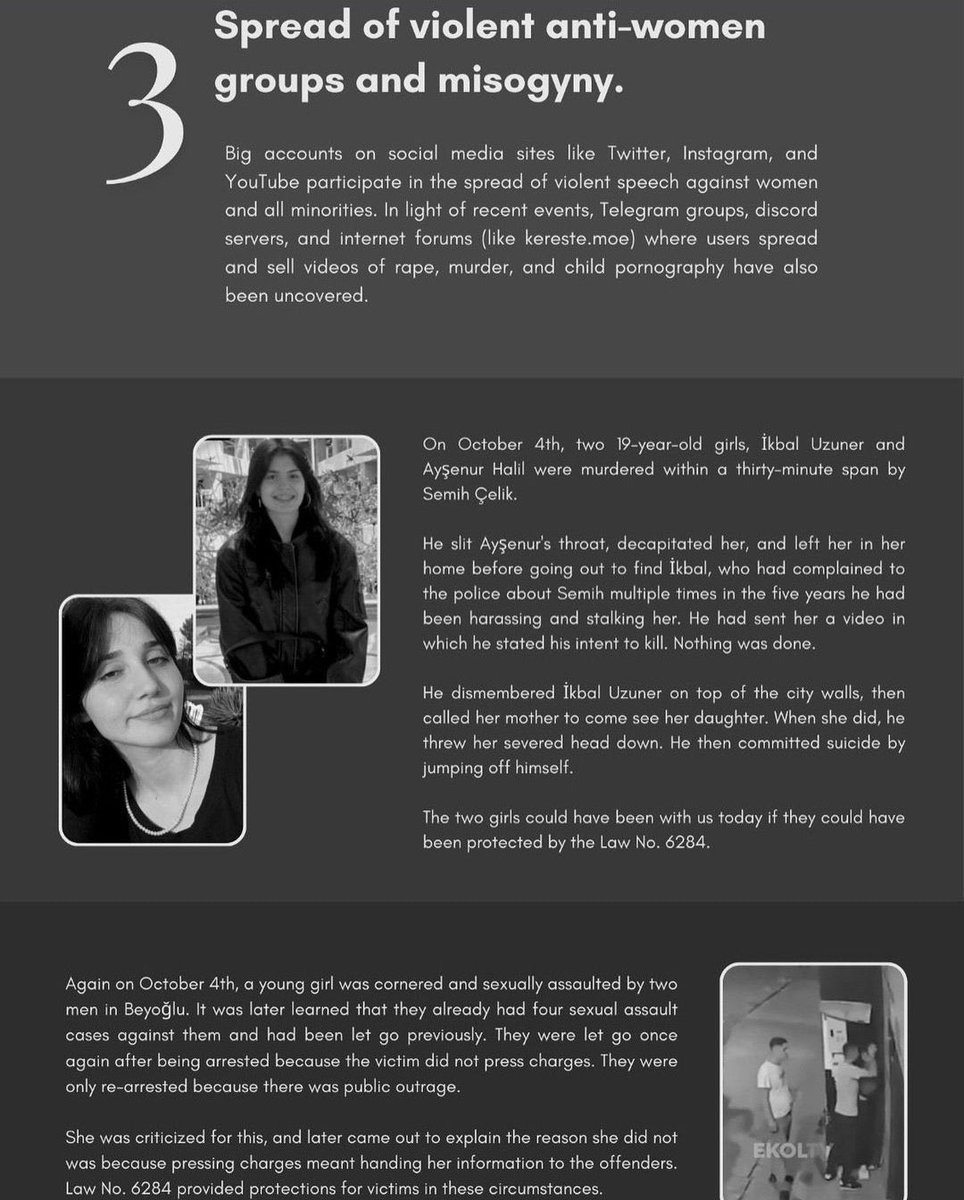 LUKASSWEETGIRL's tweet image. actually im . gonna put this out for the public to see 

#TurkishWomanNeedHelp #turkishwomanareindanger #yasamakistiyoruz #yasaistiyoruz #KadınVeÇocuğaDokunma
 
(click on the hashtags for more information if u want)

Please do not only rely on using the hashtag. Provide info(1/3)