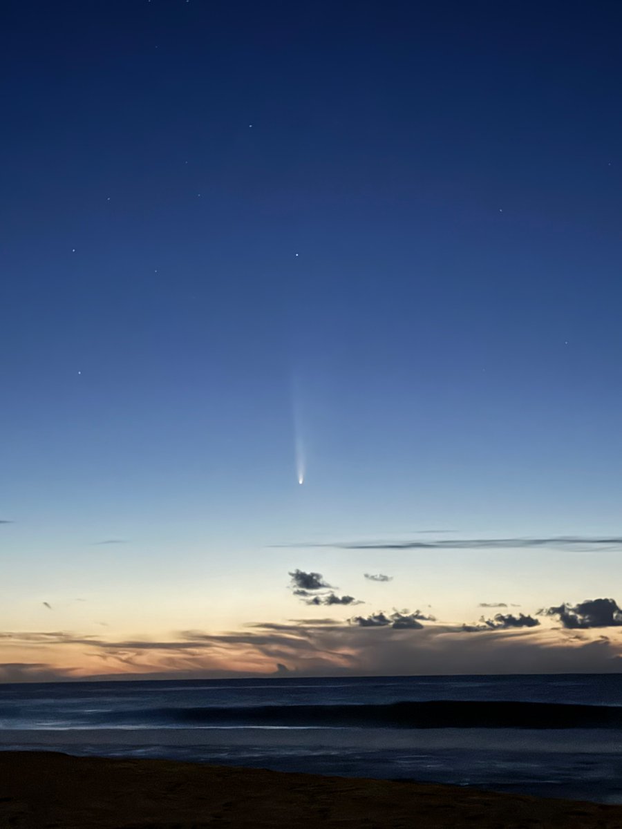 Unexpected but spectacular comet viewing last week!