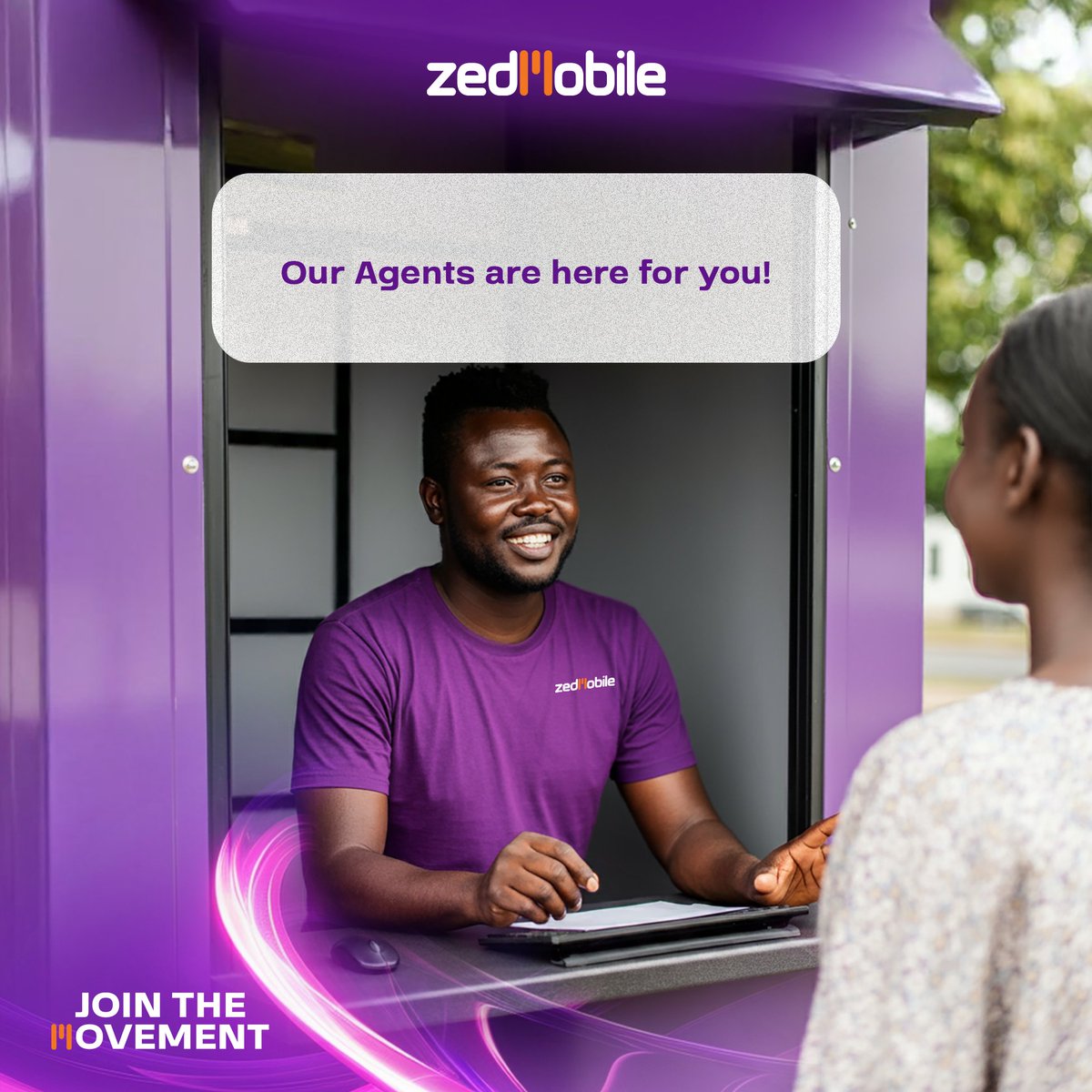 ZedMOfficial's tweet photo. Visit your nearest ZedMobile center. Our agents are dedicated to serving and assisting you. Visit our website at https://t.co/0xJAGmorDQ to learn more.

#ZedMobile #InspiredConnection #JoinTheMovementZM https://t.co/0vy0VHD8h1