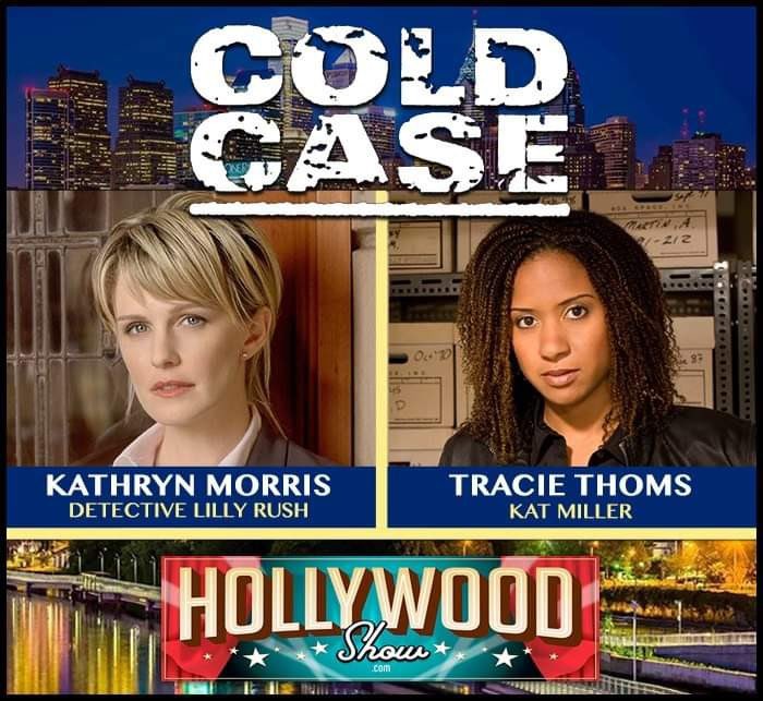 Calling all Cold Case fans!!! This weekend, #KathrynMorris and I reunite at #thehollywoodshow in Burbank, CA! It’s Det. Lily Rush’s first convention! Let’s show her a good time, LA! Hollywoodshow.com!