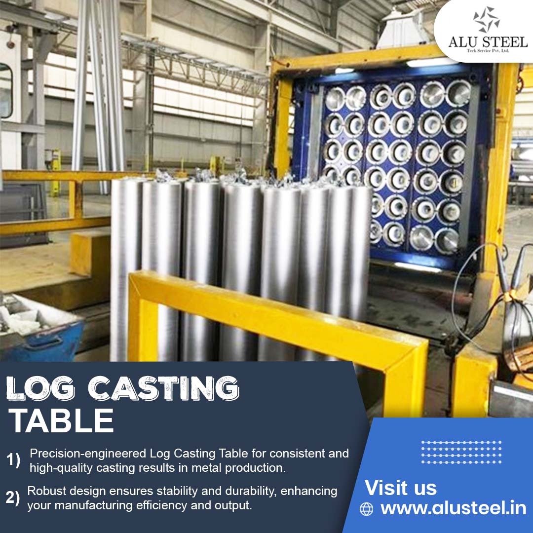 TechAlusteel's tweet image. Ensure smooth and precise material flow with our Log Casting Table, engineered for durability and efficiency in every operation.
Visit for more: alusteel.in 
#ALUSTEELTech #DurableDesign #PrecisionEngineering #EfficientManufacturing
