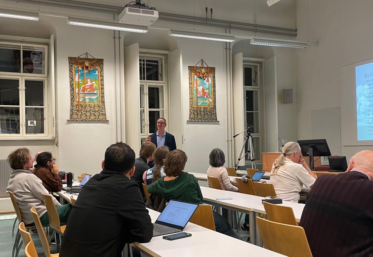 npwitkowski's tweet photo. Many thanks indeed to @ISTB_Vienna for the invitation to lecture on "#Outcaste #Awakening" and the #Dalit identity of early #Buddhist ascetic practitioners.

Powerpoint materials for lecture available here: https://t.co/9atsFMlZIm https://t.co/LdSlbWRo2R