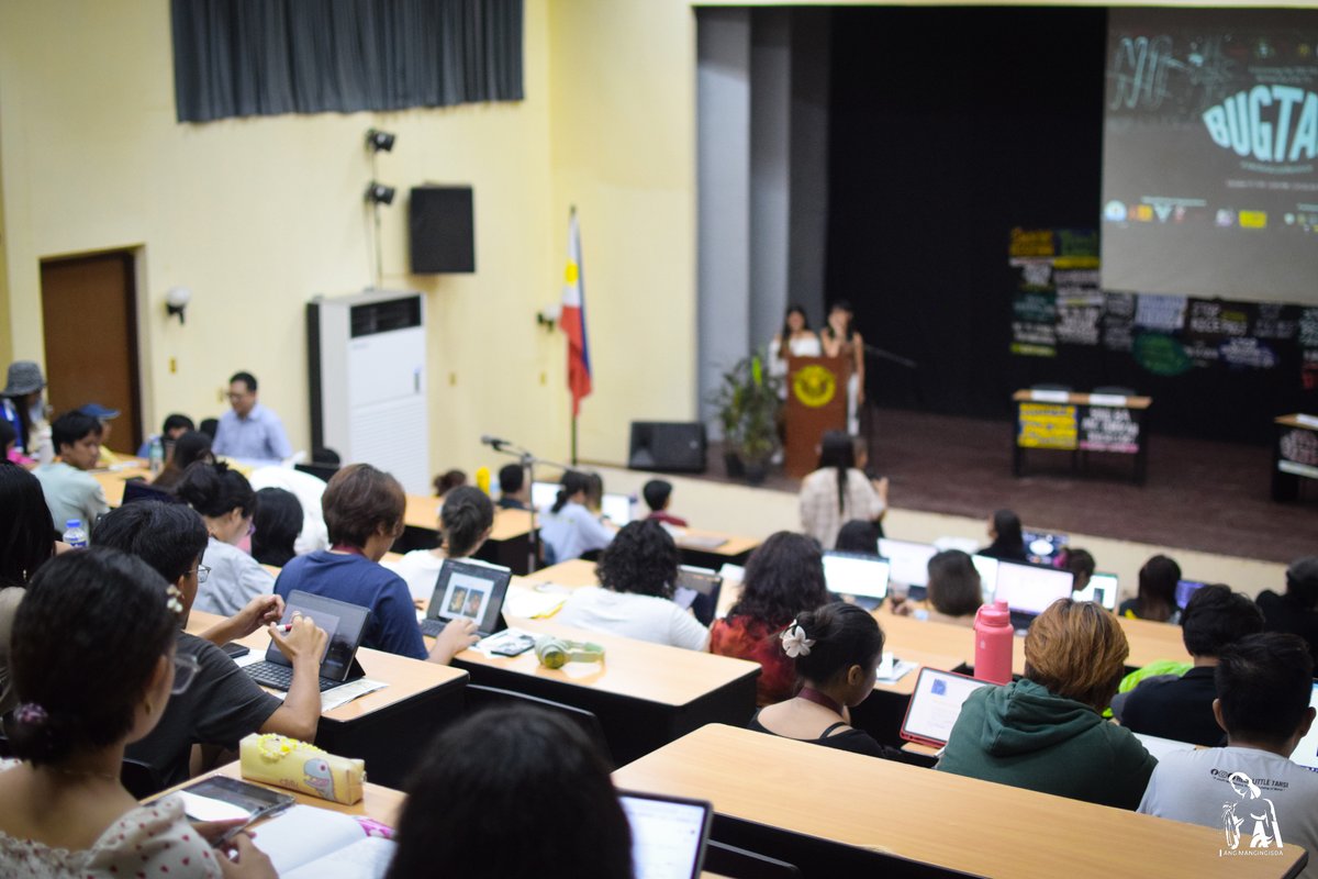 angmangingisda's tweet photo. NOW HAPPENING | BUGTAW, the sectoral conference for this year’s series of peasant month activities, is taking place at the AV Hall Auditorium, CFOS, UPV.
#BUGTAW
#PeasantMonth2024 https://t.co/zrO3zQqCNT