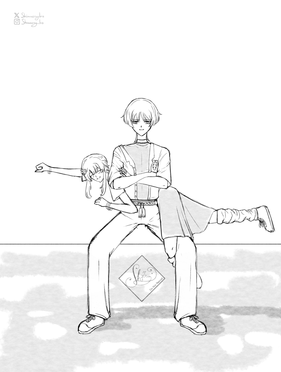 ShimmeringIris's tweet photo. THE POLL HAS SPOKEN
*drops this and runs*  🏃‍♀️🏃‍♀️

#GenshinImpact #scaralumi #wanlumi #scaramouche #wanderer #Lumine #原神 #放浪者 #流浪者 #蛍 https://t.co/zA0a2mHQtW