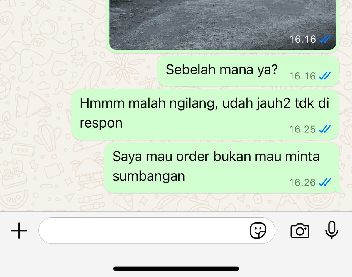 Hari2 kena jebret orang2 ndeso 😩 kadang agak males cari barang murah itu bad service banget. Giblik