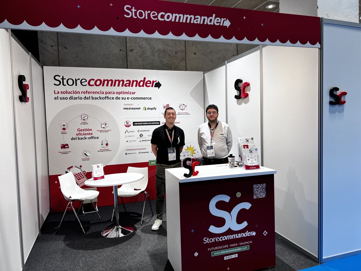 StoreCom_ES's tweet photo. [#event]🎉👋 ¡Día 2 en eShow#Madrid 2024 y la diversión sigue! 
🎊 No te vayas sin pasarte un ratito por nuestro #stand L02.
Estamos aquí para inspirarte y ayudarte a llevar tu negocio al siguiente nivel. 
¡Te esperamos con los brazos abiertos! 

🌈#ShowMadrid #StoreCommander https://t.co/4ybl5B0vOz