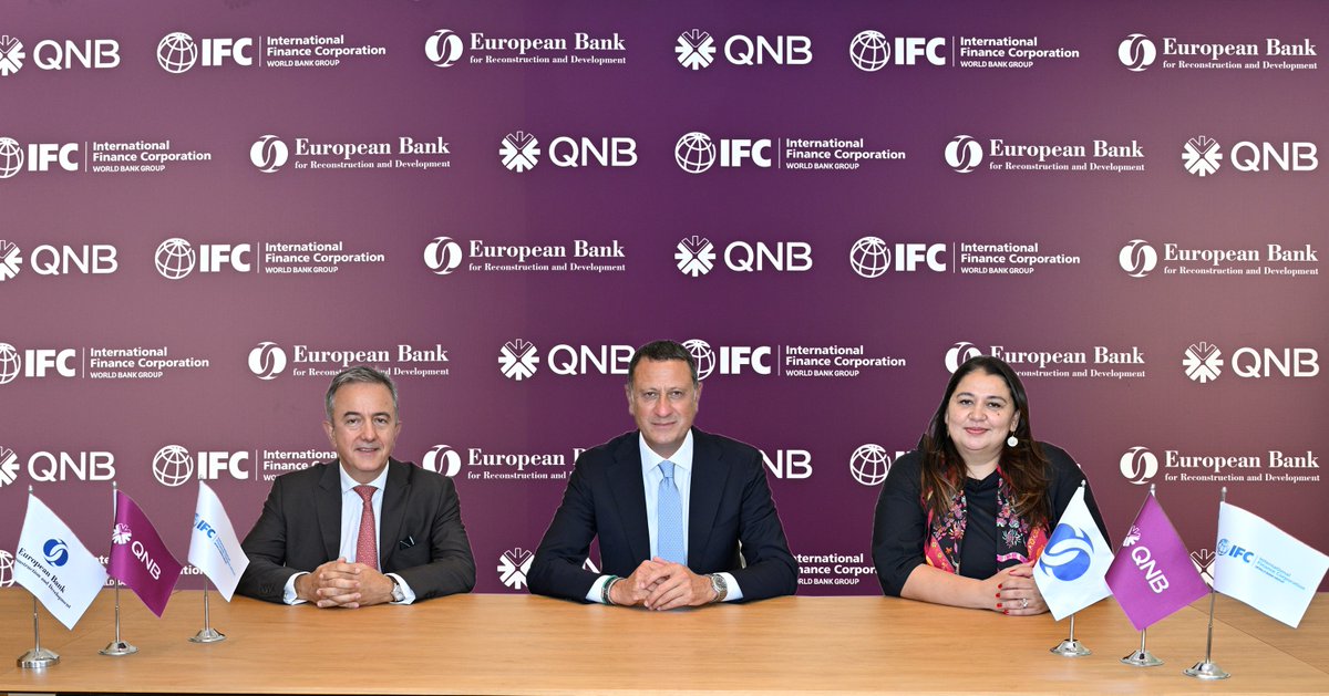 Proud to support green financing in Türkiye.

We've participated in a green bond issuance by <a href="/qnbtr/">QNB Türkiye</a>, with an investment of $ 50M.

This project will boost green financing and accelerate Türkiye’s transition to a low-carbon, climate-resilient economy.

ebrd.com/news/2024/ebrd…