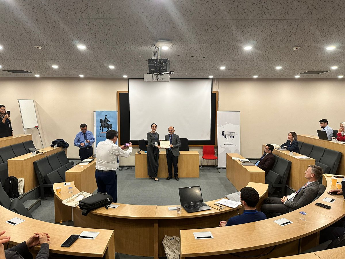 I am at the 4th Manas Forum "Enhancing Connectivity and Cooperation in Eurasia” is being held by Ibn Haldun University's Haydar Aliyev Center for Eurasian Studies with the partnership of Organization of Turkic States and other institutions.